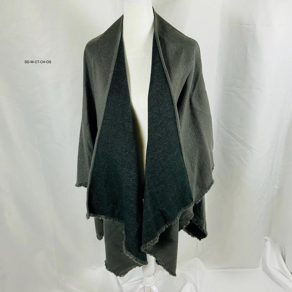 Stella & Dot Women's Charcoal Poncho / Wrap Size O/S